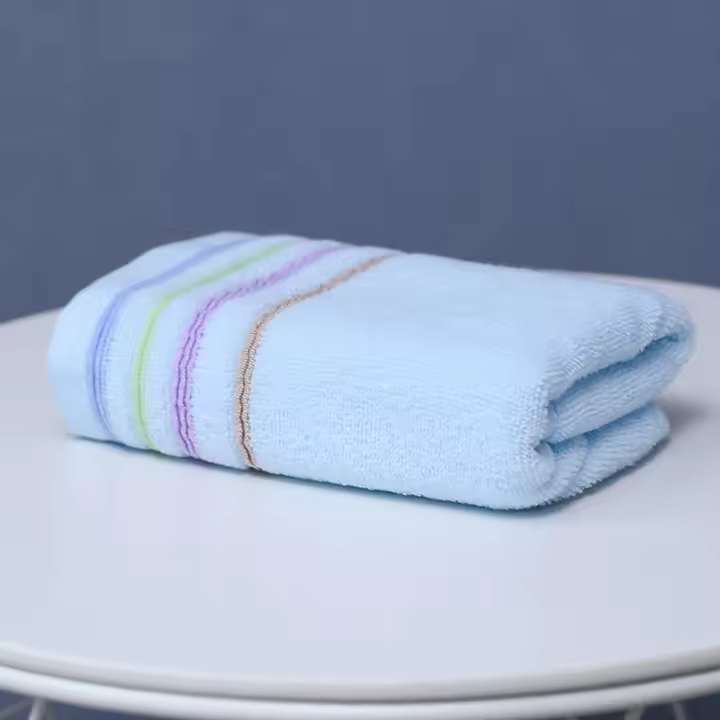 Toallas de algodón coloridas, suaves, gruesas, absorbentes, juego de toallas de baño de regalo - 1