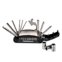 Kit De Herramientas De Reparación Para Bicicleta 16 En 1 Bolsa De Sillín Multifuncional Para Ciclismo Bolsa De Asiento De Bicicleta - details 8