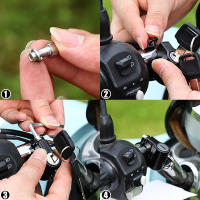 Cerradura Anti-Robo Para Casco De Motocicleta Universal Cerradura De Metal Para Seguridad De Bicicleta Y Casco Montaje En Manillar - details 6