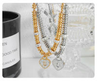 Encanto Pulsera de diamantes con incrustaciones de candado en forma de corazón estilo Ins, pulsera de hebilla extraíble de acero de titanio, nicho ligero, joyería de mano de moda versátil de lujo, joyería de mujer de tamaño ajustable - details 9