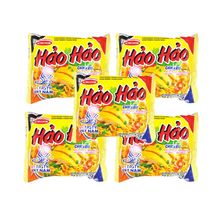 (ACECOOK) FIDEOS INSTANTÁNEOS HAO HAO CON SABOR A POLLO 74G - 1