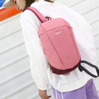 Mochila Deportiva De Viaje Mini Para Mujeres Y Hombres Sencilla Y Ligera De Polyester Con Cierre De Cremallera Estilo Casual - details 6
