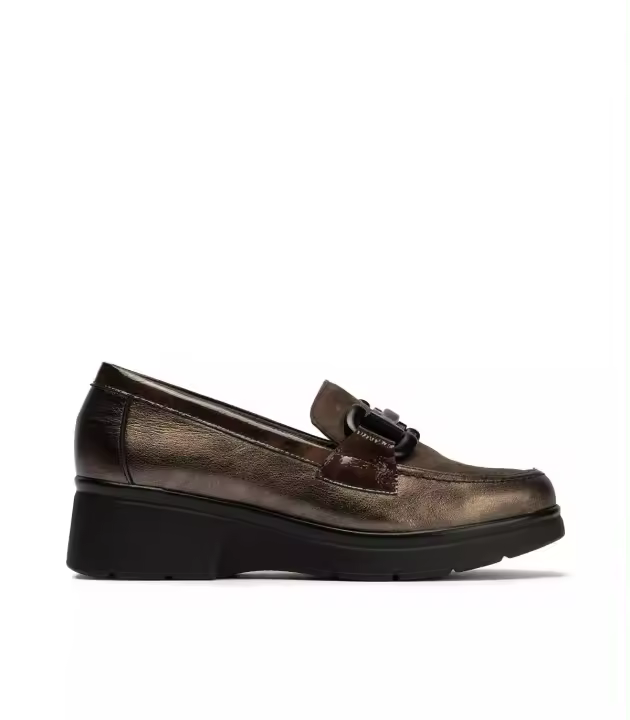 Mocasín adorno Pitillos 10050 Marrón mujer562730019 - 1