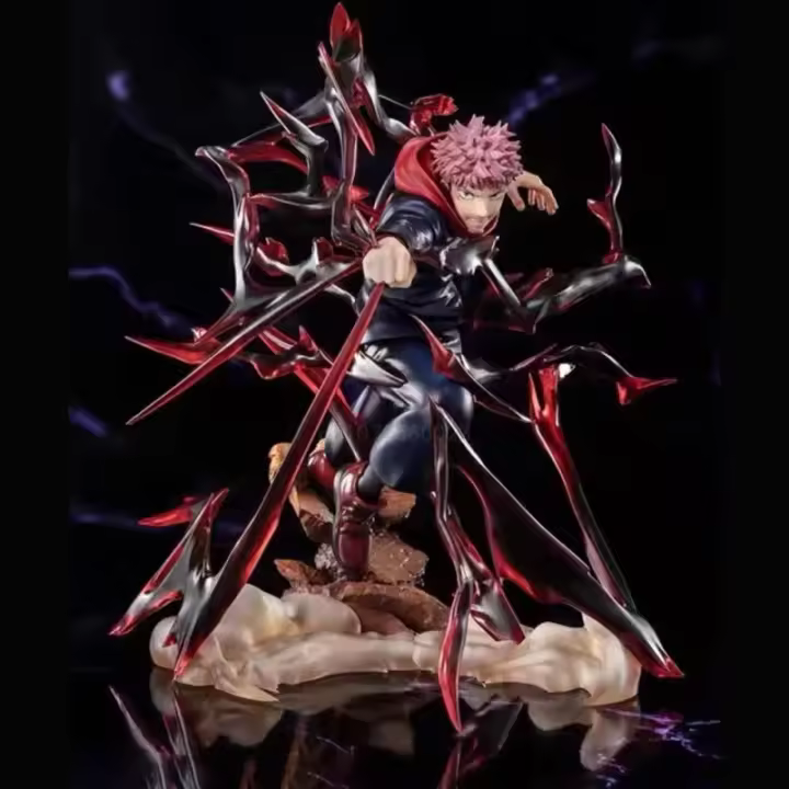 Figura De Anime Jujutsu Kaisen Itadori Yuji Y Satoru Gojo 19cm PVC Estatua Colección Decoración De Escritorio Regalo Para Niños GK - 1