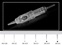 100pcs Agujas De Tatuaje Desechables Y Estériles Para Maquillaje Permanente 1RL Cartridge Fácil Click Para Cejas Y Labios Suministros De Tatuaje - details 3