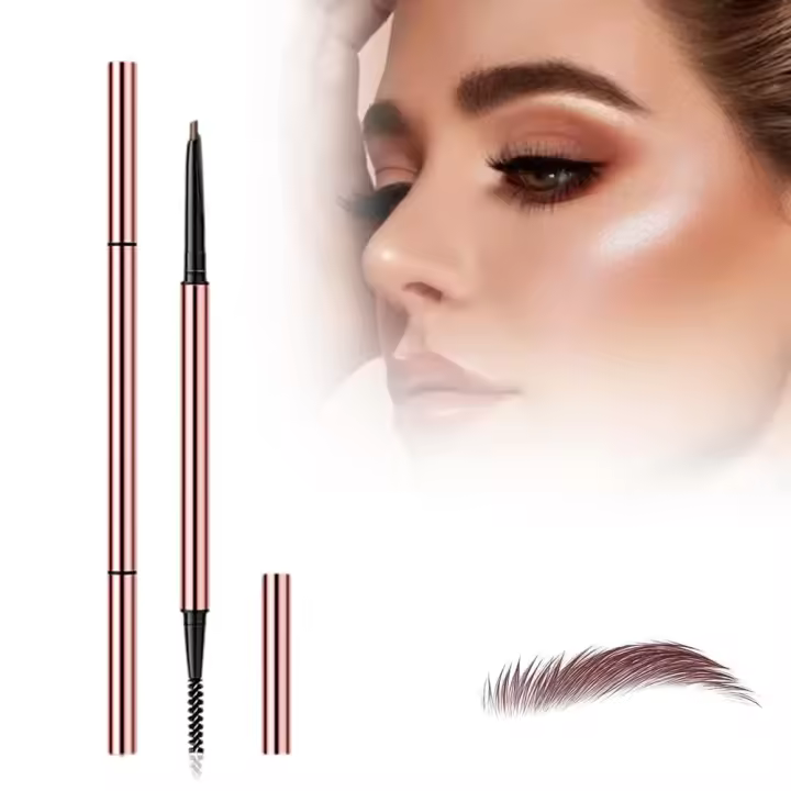 Lápiz de cejas Machete Graphic, nuevo 2025, resistente al agua, microblading 3D mágico, 2 en 1, de doble punta, trazo fino (n.° 2) - 1