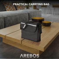 AREBOS Caminador Andador plegable de aluminio con ruedas ligero con frenos 136 kg - details 12