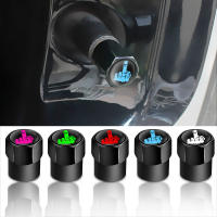 AQTQAQ 4Pcs Conjunto De Cubiertas De Válvula De Neumático De Alta Calidad Metálicas Y De Goma Sellaje Universal Para Coche Y Bicicleta Protección Contra Polvo - details 0
