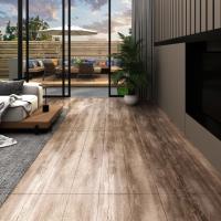 vidaXL Lamas Suelo PVC Autoadhesivas 5,21 m² 2 mm Baldosa Color Roble blanco clásico,  Blanqueado,  matte wood brown y mas - details 1