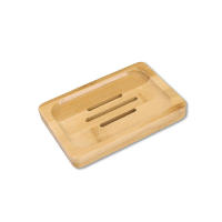 Porta Saboneta De Bambú Natural Madera Soporte Para Baño Almacenamiento Portátil Placa Caja Contenedor Decoración Del Hogar - details 11
