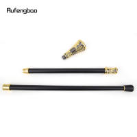Bastón De Moda Con Manija Redonda De Flores Lujo Dorado Y Negro 93cm Con Punta De Goma Para Fiesta Y Decoración - details 9