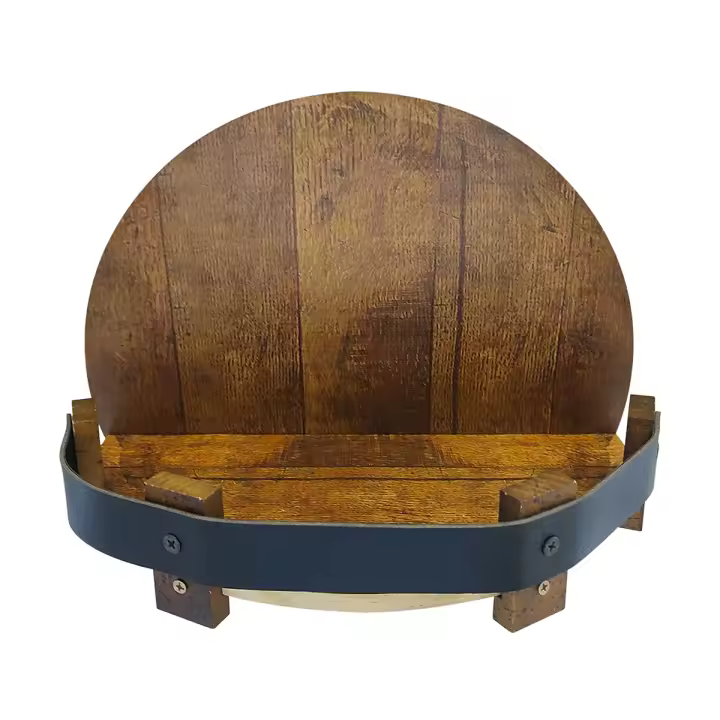 Soporte De Botella De Vino De Madera Para Pared Estante Vintage Para Botella De Whiskey Estante De Madera Para Exhibición Accesorios De Barra Para El Hogar - 1
