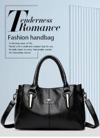 Bolso De Hombro Para Mujer De PU De Alta Calidad Y Tres Capas Suaves Bolso Cruzado De Lujo Diseñador a Main Bolsos De Mujer - details 0