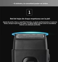 Afeitadora Eléctrica Reciprocante Para Hombres Mini Portátil Recargable Con Indicación De Carga Regalo Para Padre O Novio Para Viajes Y Secado Rápido - details 5