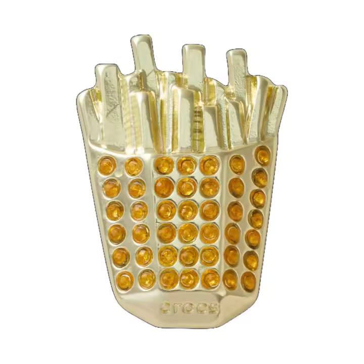 Pin Crocs Patatas Fritas Doradas Gold French Fries - 1