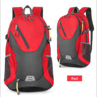 Mochila De Outdoor 40L Gran Capacidad Poliéster Casual Para Hombres Y Mujeres Con Cinta Reflectante Duradera Para Senderismo Y Viajes - details 0