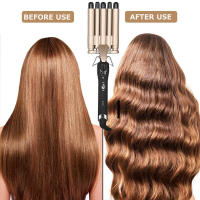 Rizador Y Enrollador De Cabello Cerámico Rápido Calentamiento Herramientas De Ondulador Para Todos Tipos De Cabello Con Temperatura Mínima Máxima 210 Grados - details 7