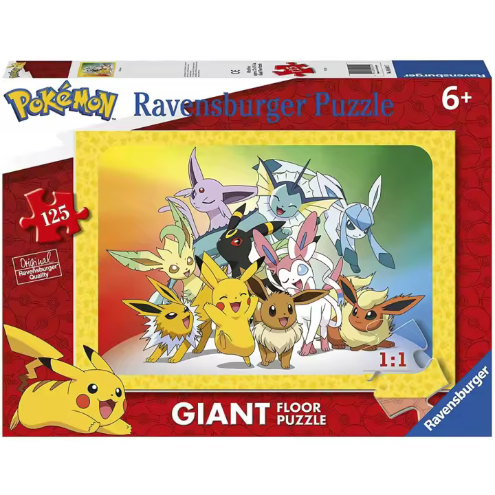 Puzzle Pokémon 125 piezas, Ravensburger, 05641 - 1