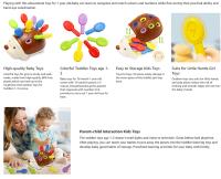 Juguete Educativo Para Bebé Montessori De Habilidades Motoras Finas Juguete Sensorial De Erizo Para Preescolares Viajes - details 3