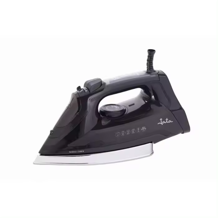 PLANCHA DE VAPOR JATA PL622C / 3000 W / 0,360 LITROS / COLOR NEGRO - 1