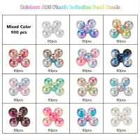 Juego De Perlas Imitación Gradiente De Sirena Con 15 Celdas Set De Alrededor De 900 Piezas Para Fabricación De Joyas - details 4