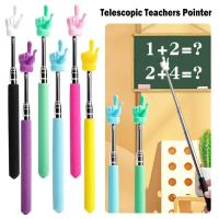 Puntero Retráctil De Acero Inoxidable Con Diseño De Dedo Para Profesor Suministro Escolar De Puntero Telescópico Para Clase - details 3