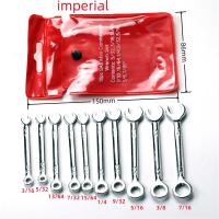 Juego De Llaves De Manivela Mini 4-11mm 10 Piezas Herramienta De Mano Portátil Antigas Explosion-proof Tipo Inglés/Métrico - details 3