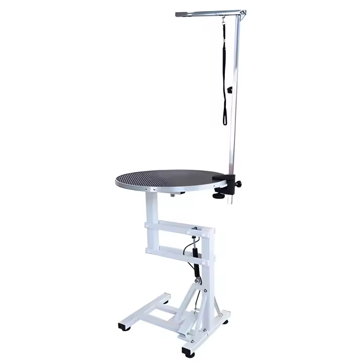 Ibañez Mesa Hidráulica para Peluquería Canina de Razas Pequeñas con Tablero Giratorio y Altura Ajustable - 1
