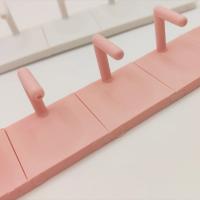 Exhibidor De Uñas Postizas Prácticas 5pcs Soporte Desmontable Para Entrenamiento De Uñas Postizas Plásticas Con Base Y Estante De Color De Tinte - details 4