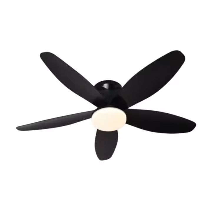 Lalumia LED Ventilador de Techo 42" con Luz LED Regulable – 3000K-6000K, Negro, 85-265V - 1