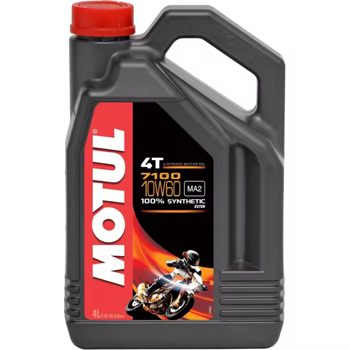 Motul Aceite de motor  7100 10W60 4T 4L pMotul 7100 10W60 4T 4Lara motocicletas de alto rendimiento con caja de cambios - 1