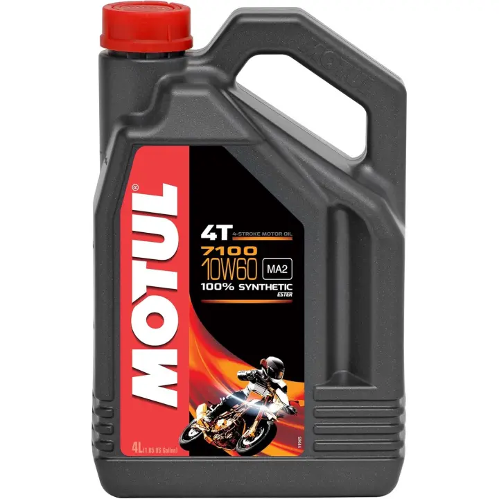 Motul Aceite de motor  7100 10W60 4T 4L pMotul 7100 10W60 4T 4Lara motocicletas de alto rendimiento con caja de cambios - 1