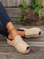 SP Zapatillas de Suela Gruesa para Mujer, novedad de Verano 2025, zapatillas de Suela Gruesa con punta Cerrada de gran tamaño y cinturón de cinturón decorativo. - details 24