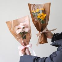 100pcs Sobre De Rosa Individual Cellofán Floral Para Embalaje De Bouquet De Flores Ideal Para Valentine's Day Y Otras Celebraciones - details 6