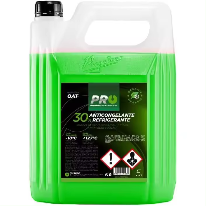 PRO Anticongelante Refrigerante IAT 30% 5L verde - 1