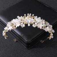 Diadema De Crystals Y Perlas Plateadas Para Mujer Tiara De Novia Con Flor Y Rhinestone Accesorios De Cabello Para Fiesta Y Boda Joyería Adulto - details 2