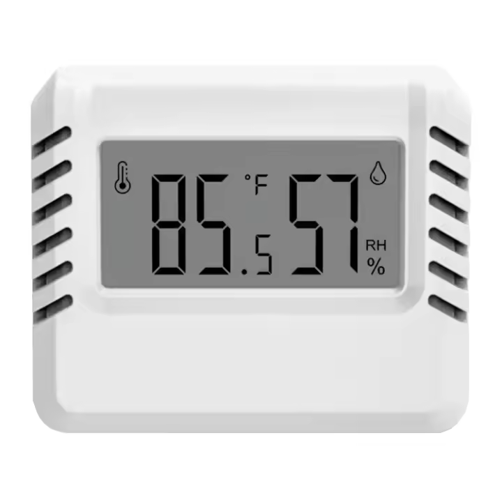 Termómetro Y Higrómetro Digital Mini LCD Medidor De Temperatura Y Humedad Para Interior Con Sensor Máximo/Mínimo Medición En °C/°F Pantalla De 1.9 Pulgadas - 1