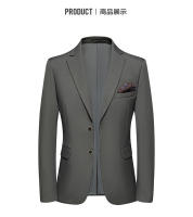 Chaleco De Negocios Casual Para Hombre Estilo Coreano Ajustado De Alta Calidad Moda Todas Las Estaciones Cierre Único Tamaño Regular - details 1