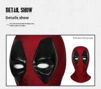Disfraz Deadpool Bodysuit Superhéroe Cosplay Cómic Compresión Ejercicio Construcción Corporal Anime Halloween Regalos Para Niños - details 11