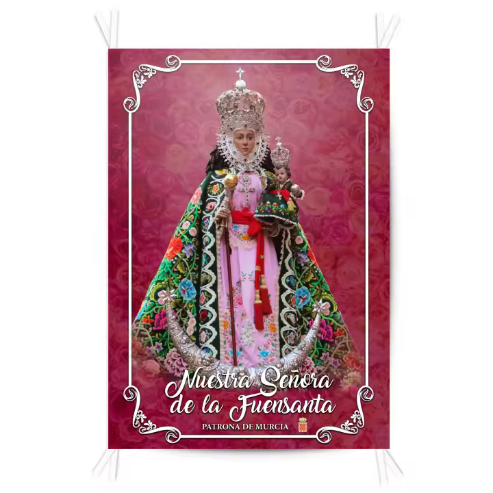Balconera Tela Nuestra Señora de la Fuensanta 70x100 Divino Maestro - 1