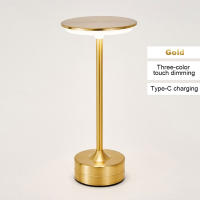 Lámpara De Mesa LED Sin Cable Con Interruptor Táctil Recargable Por USB Luz De Ambiente Portátil Para Dormitorio Y Comedor - details 6