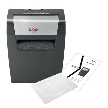 Rexel 2104570Eu - Destructora Personal/Home Office Momentum X308, Negro - 1