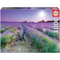 Educa Puzzle 1000 Bicicleta en Campo de Lavanda Educa 19255 - details 7