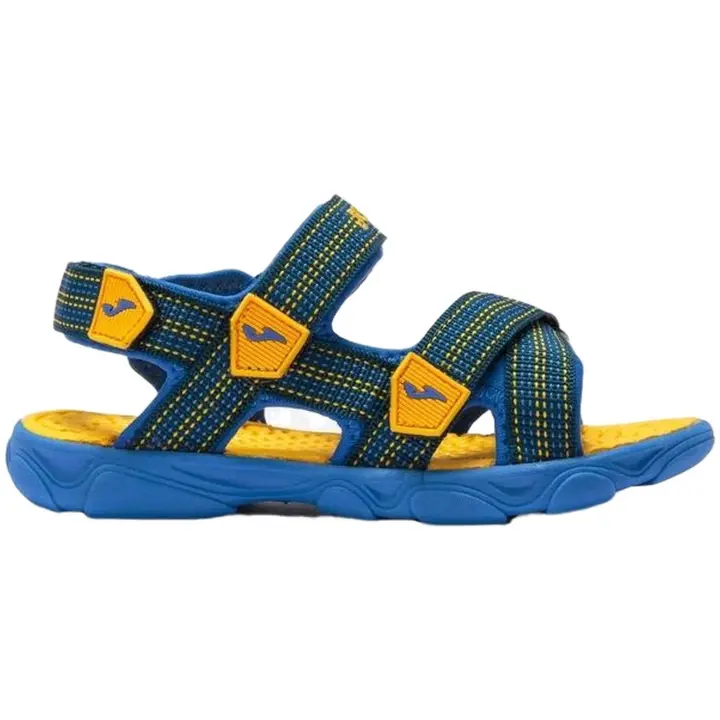 Calzado Joma modelo S.Wave Jr 2204 Royal Naranja en color Azul - 1