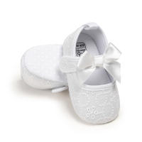 Zapatos De Algodón Para Bebé Niña Con Lazo Comodidad Suave Para Caminar Primeros Pasos Mary Jane Planas De Primavera Otoño Invierno Todas Las Estaciones Cuna Zapatos Nuevos Recién Nacidos - details 3