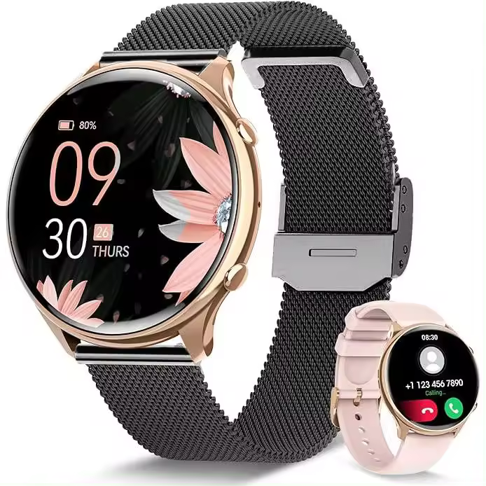 Reloj Inteligente 2023 Nuevo Función HD Llamada Modo Deportivo 120+ para Android ios Regalo para Mujeres Ritmo Cardíaco Presión Arterial Marca - 1