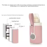 Calentador De Botella Para Bebé Portátil Con 3 Temperaturas Ajustables USB Calentador De Leche Para Viaje En Coche Seguro Y Ecológico Tamaño Medio - details 24