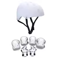 Juego De Protección Deportiva Para Niños Y Niñas 7PCS Esquísatecato Con Casco Patines Y Scooter Equipamiento De Protección Para Ciclismo Patinaje Y Esquí - details 9