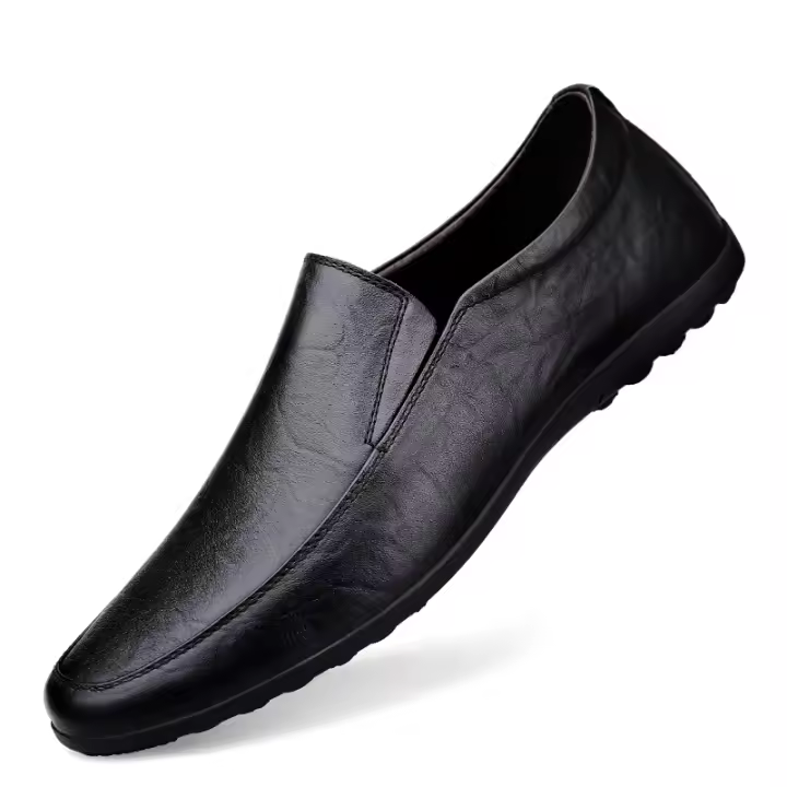 Zapatos Casuales Para Hombre Hechos a Mano Cuero Genuino Mocasines Comodidad Transpirables Para Exterior Talla Verdadera - 1