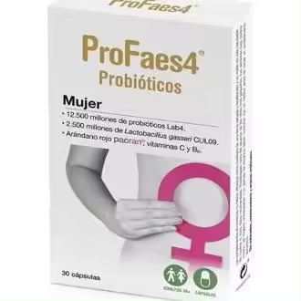 Profaes4 Cepas Bacterianas Mujer, 30 Cápsulas - 1